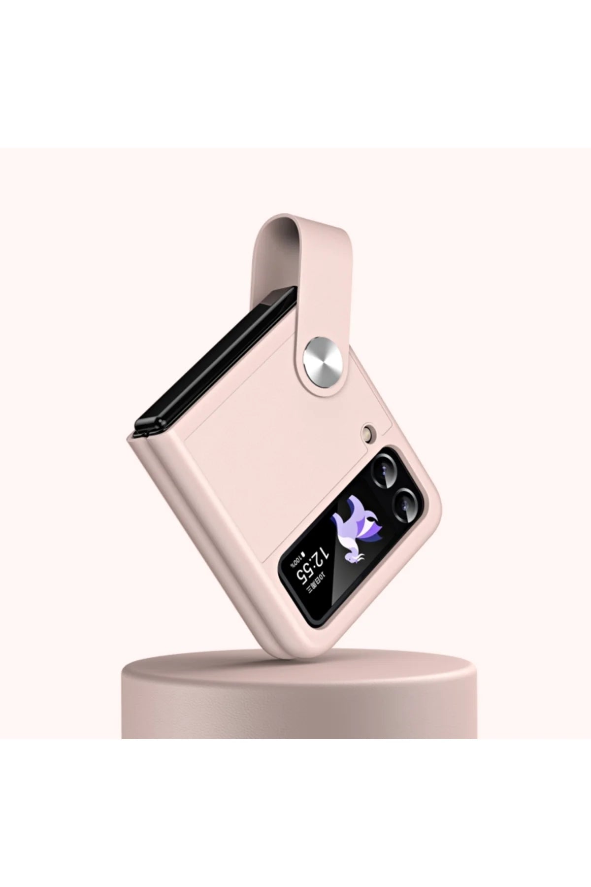 Samsung Galaxy Z Flip 4 Case Skinfeel Shockproof Handheld Stand Cover