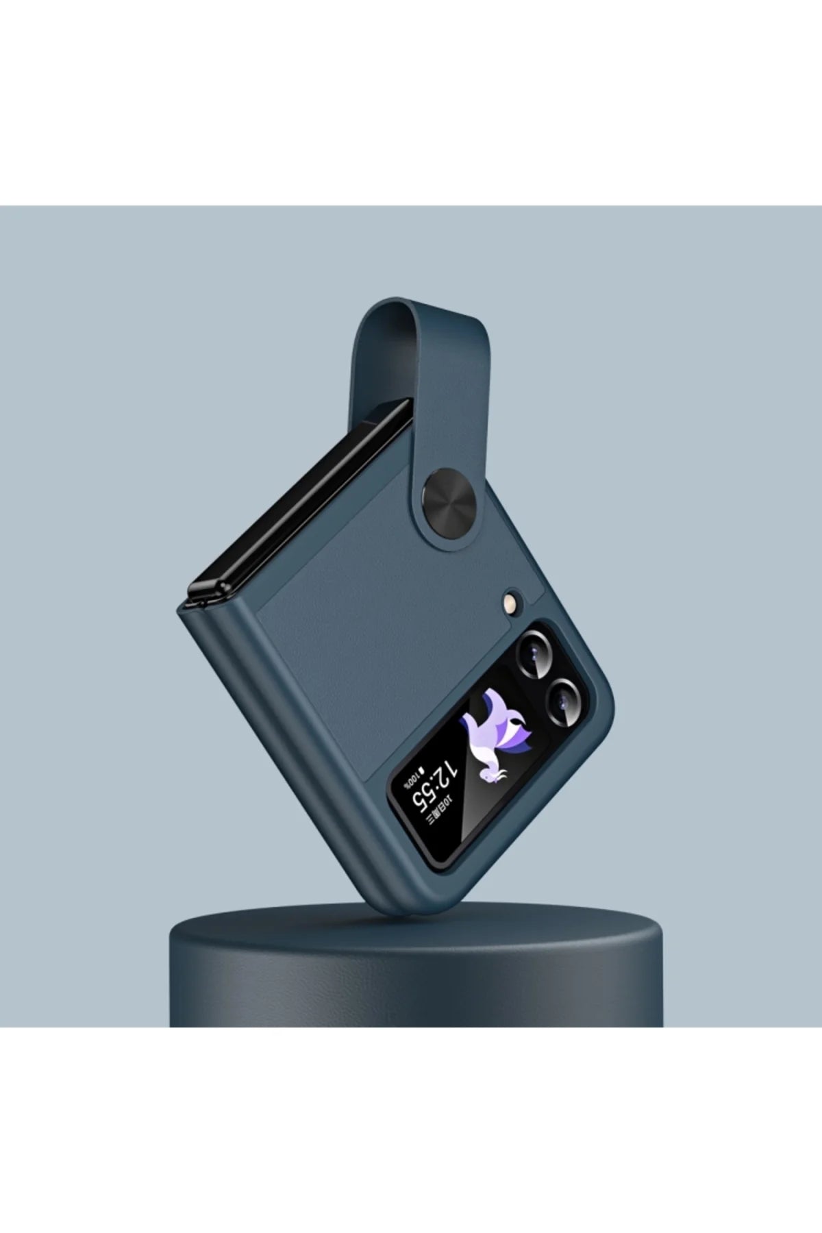 Samsung Galaxy Z Flip 4 Case Skinfeel Shockproof Handheld Stand Cover