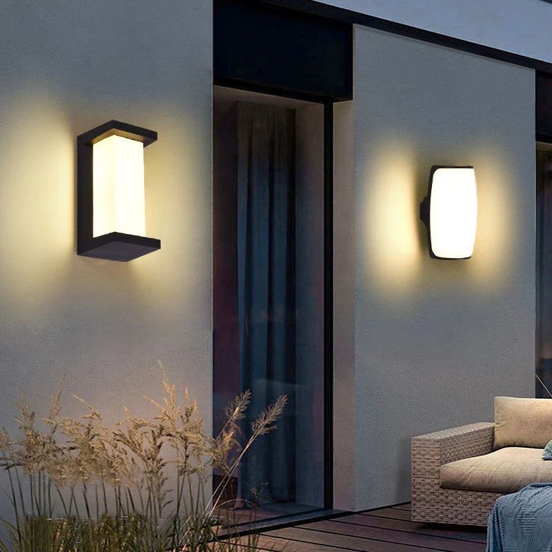 Cross-Border Waterproof Outdoor Wall Lamp Led Aisle Stair Courtyard Door Lamp Indoor Corridor Bedroom Simple Wall Lamp