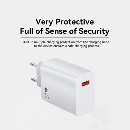 Gan USB Fast Charger Quick Charge 3.0 for Xiaomi 14 13 12 11 10 Ultra Redmi Note 12T 13 Pro Turbo 6A USB Type C Charging Cable